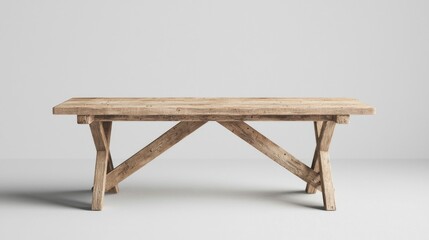Rustic wooden table