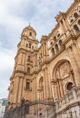 Die Kathedrale von Malaga, Andalusien, Spanien.