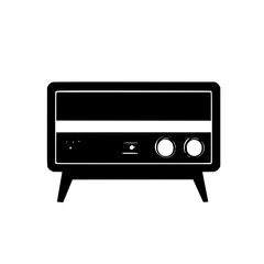 Fototapeta premium Modern Media console, household object, vector graphic