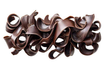 Elegant Dark Chocolate Curls