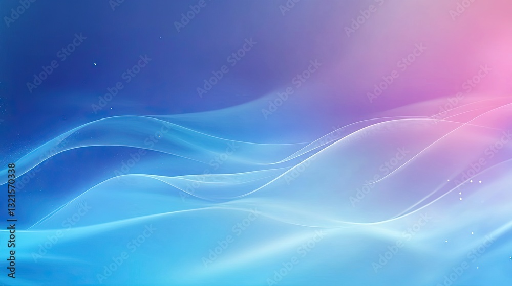 Aufkleber subtle abstract blue gradient with a soft glow and gentle transitions for modern ui and web backgrou