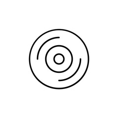 Compact Disk line icon