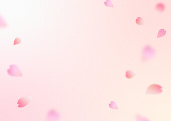 花びらが舞う背景
