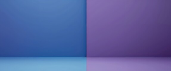 Obraz premium Blue and purple background with a line in the middle.