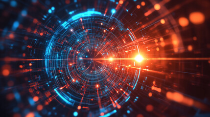 Obraz premium Quantum computing is a key technology, with quantum supremacy as a threshold for surpassing classical computers and reflecting research strength.
