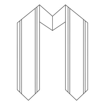 graduation stole line.