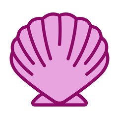 Fototapeta premium closed oyster flat.