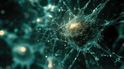 Abstract representation of neural connections illustrating complex interactions in a digital environment