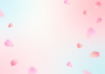 花びらが舞う背景
