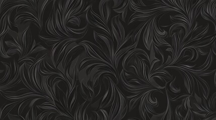 Stunning Dark Floral Print for Wallpaper or Fabric