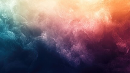 Abstract colorful smoke background with vibrant hues blending seamlessly, perfect for artistic designs and wallpapers