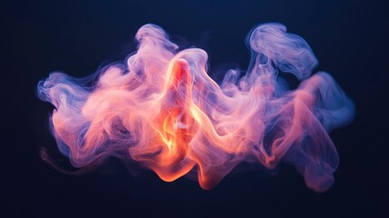 Obraz premium Abstract smoke swirling design