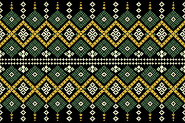 Green Pixel Element pattern backgrounds