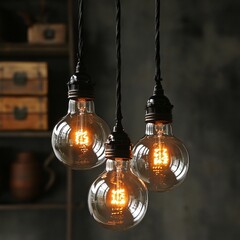 Modern Hanging Light Bulbs for Contemporary Interior Design and Illumination Solutions