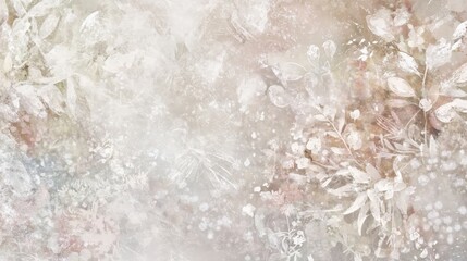 Muted Tones Floral Print: A Delicate Botanical Design