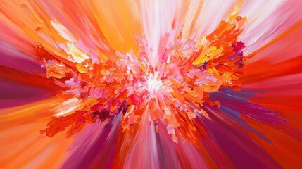 Obraz premium Abstract explosion of color