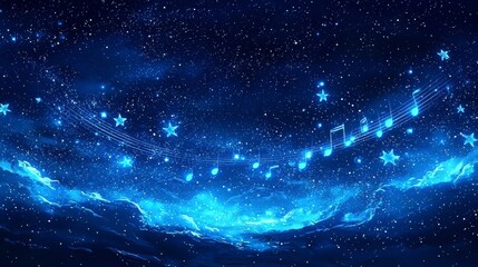 Obraz premium Nocturnal Symphony of Stars