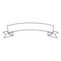 label ribbon emblem drawing