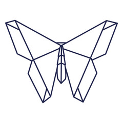 origami moth stroke moth