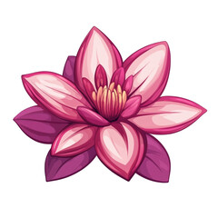 A vibrant pink lotus flower blooming beautifully serene and elegant