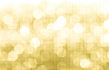 Obraz premium Abstract blurred yellow light bokeh background, festive season concept background, yellow bokeh pattern background