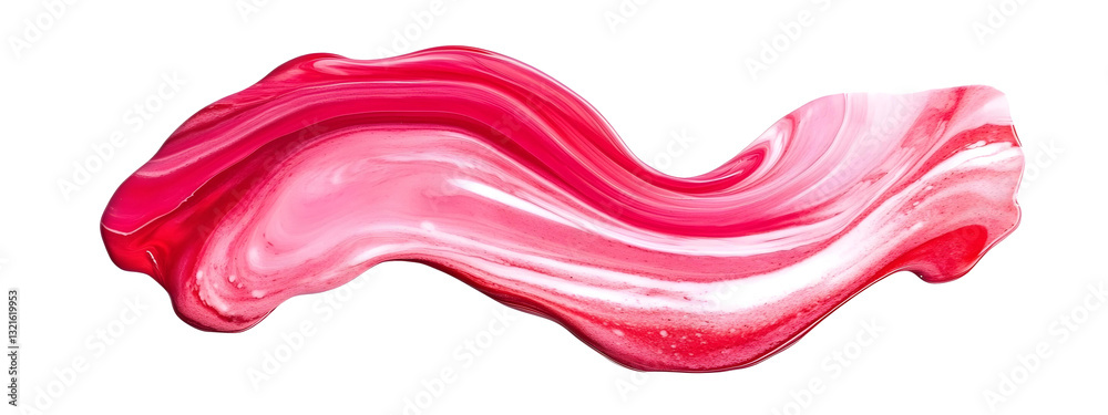Poster vibrant fluid abstract acrylic art with smooth color gradients