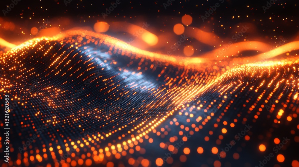 Poster This visual representation showcases the behavior of qubits as they interact within a quantum environment, highlighting superposition and entanglement principles.