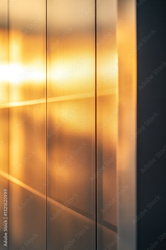 Aufkleber close-up of a wall illuminated by a light source