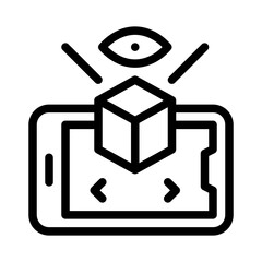 AR line icon