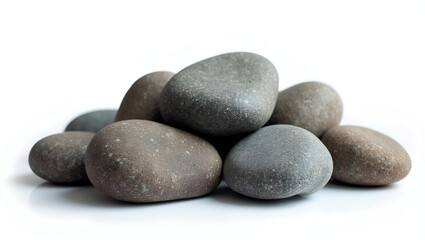 "High-Resolution Image of Smooth River Stones &ndash; Natural Zen Pebbles for Spa & Decor"