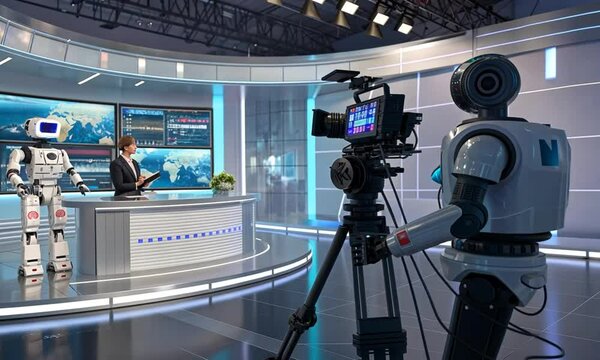 Robotic News Production Studio