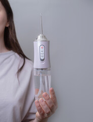 Using a water flosser is an easy and effective way to prevent plaque buildup and gum disease.