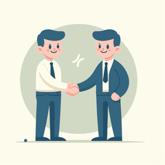business people shaking hands