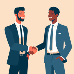 business people shaking hands