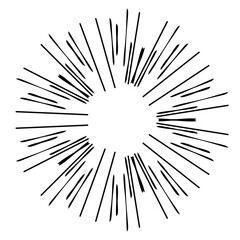 Fototapeta premium Abstract Sunburst Design