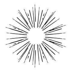 Obraz premium Sunburst Design Element