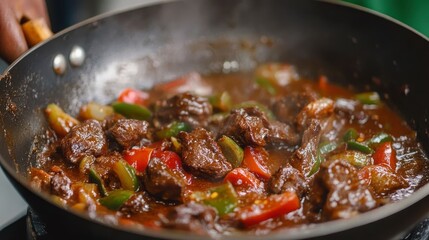 Sizzling Beef Stir-Fry Dish