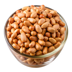 Tasty peanuts technically legumes isolated on transparent background  
