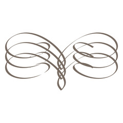 spiral edge calligraphy ornament.eps