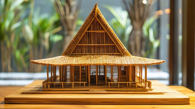 a model showcasing how cultural influences shape architectural design.