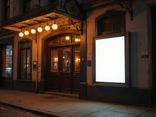 Clean Marketing Billboard Blank Template