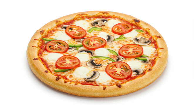 pizza with mushrooms