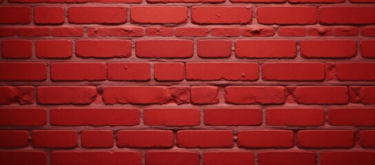Fototapeta premium Vintage red-brick wall texture serves as an interiorexterior design backdrop