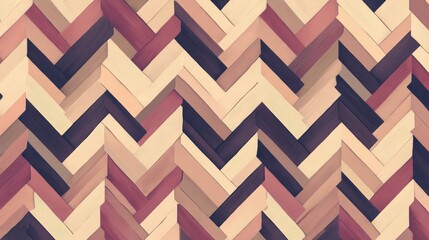Colorful Chevron Pattern with Geometric Design and Wooden Texture for Background or Textile Use in Creative Projects