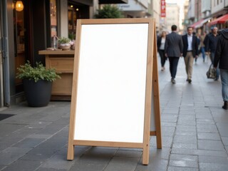 Empty Billboard White Marketing Surface
