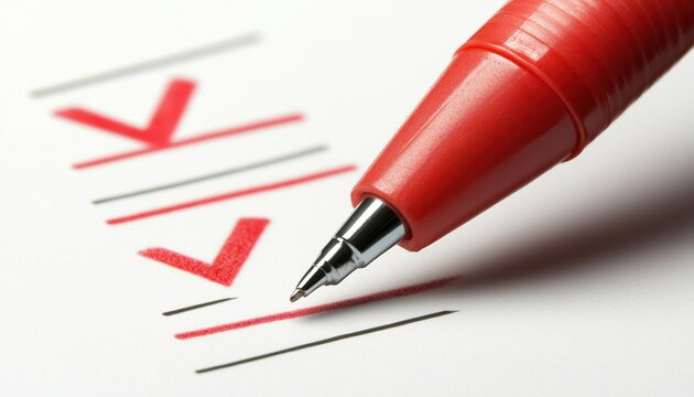 White Paper With Check Boxes: A Practical Tool For Organization And Task Management, Perfect For Keeping Track Of Tasks And Goals.