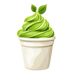 Refreshing Matcha Ice Cream in a Cup A Delightful Treat