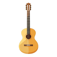 Obraz premium A Classic Acoustic Guitar Ready to Play Beautiful Music