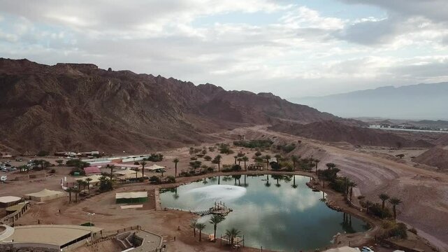 Beautiful Aerial View of Timna Park
