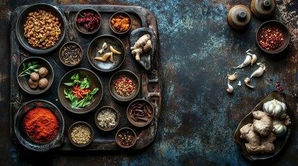 Colorful Spice Arrangement